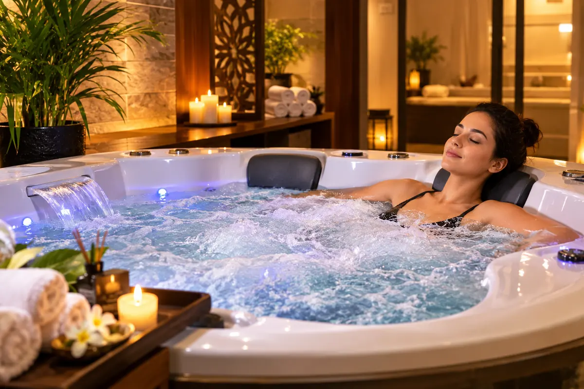 Jacuzzi Massage at Icon Thai Spa, Wakad, Pune